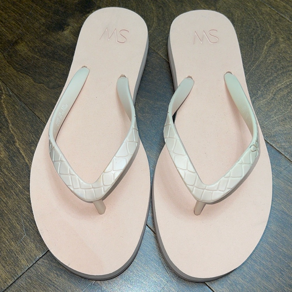 New, Stuart Weitzman flip flops